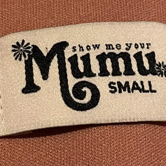 SHOW ME YOUR MUMU 'Sophie' Wrap Dress in Rustic Mauve Small - Picture 3 of 5